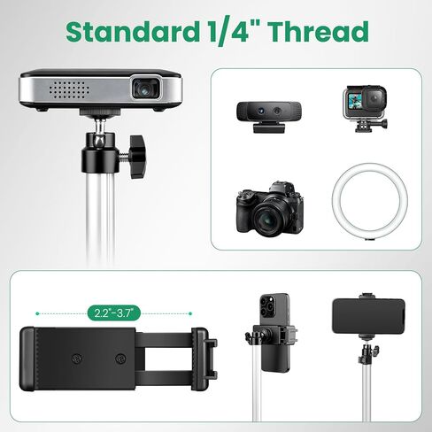 Overhead Tripod for Mini Projector, 360° Adjustable Overhead Phone Mount in Kuwait