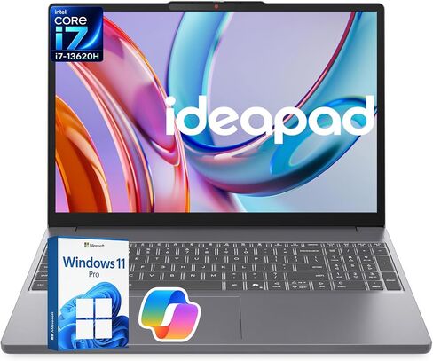 Lenovo IdeaPad Slim 3 | 15.3" WUXGA IPS Laptop | Intel Core i7-13620H 10-Core Processor (Up to 4.9GHz) | 8GB DDR5 RAM | 512GB PCIe SSD | Wi-Fi 6 | Windows 11 Pro | Built for Fast Multitasking in Kuwait