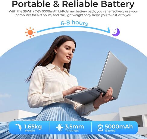 15.6" Laptop, 1-Year Office 365, 4GB RAM 128GB Storage Expandable to 512GB in Kuwait