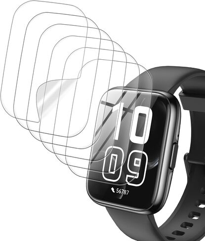 [6 Pack] for DIVElink GPS 1.83 Inch Smart Watch Screen Protector, Clear TPU Soft Film Compatible with DIVElink 1.83 Inch Smartwatch,Anti-Scratch Ultra-Thin in Kuwait