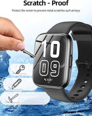 [6 Pack] for DIVElink GPS 1.83 Inch Smart Watch Screen Protector, Clear TPU Soft Film Compatible with DIVElink 1.83 Inch Smartwatch,Anti-Scratch Ultra-Thin in Kuwait