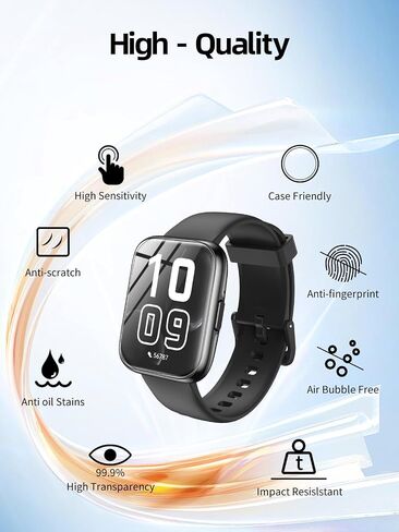[6 Pack] for DIVElink GPS 1.83 Inch Smart Watch Screen Protector, Clear TPU Soft Film Compatible with DIVElink 1.83 Inch Smartwatch,Anti-Scratch Ultra-Thin in Kuwait