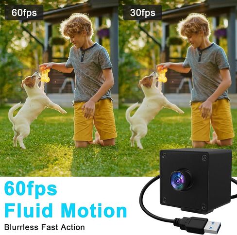 4K USB Camera, USB3.0 60fps Real Time Webcam for PC in Kuwait