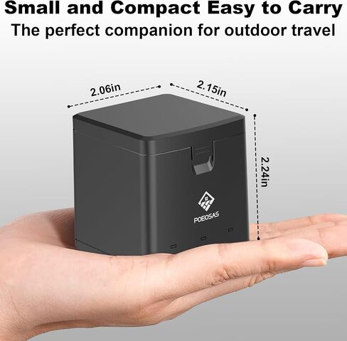 2‑Pack 2100mAh Batteries with Charger for GoPro Hero13 Black in Kuwait