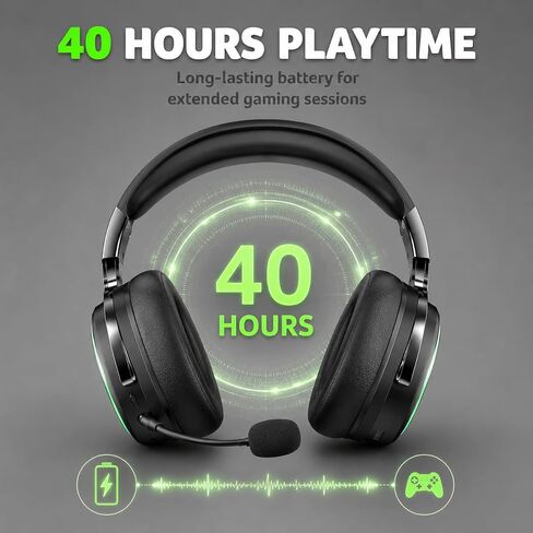 syndesmos Bluetooth 5.4 Gaming Headphones Wireless Gaming Headset for PS4 in Saudi Arabia