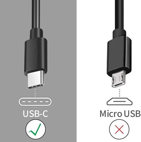 Guy-Tech 5V USBC Charger for ECOPAD K12 TH-KK12C THTH-K12C THKK12C THTHK12C 10.1 inch Android 14 Tablet 6000mAh Battery DC5V USB Type C Replacement Power Supply Adapter Cable Cord in Kuwait