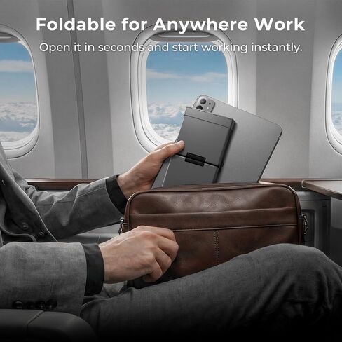 iClever Foldable Bluetooth Keyboard with Number Pad, BK09 Portable Compact Travel Keyboard, USB-C Rechargeable Wireless Folding Keyboard for iPad, iPhone, Android, Windows, Mac Laptop in Saudi Arabia