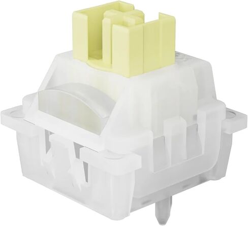 Keychron Ultra-Fast Lime Silent Banana Magnetic Switch Set, 110 Pcs Pre-Lubed Hall Effect Switches, Low-Noise Tactile with Rapid Trigger, for Keychron 8K HE Series & Lemokey L0/L5 HE Keyboards Only in Saudi Arabia