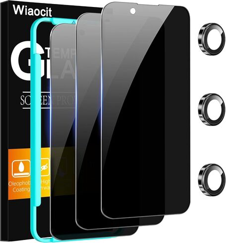 Wiaocit Tempered Glass Privacy Screen Protector for iPhone 16 Pro Max in Kuwait