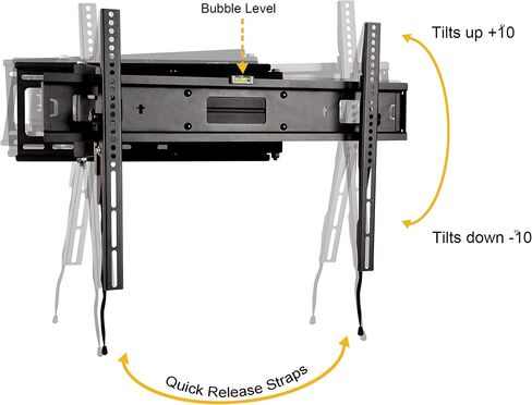EMMA + OLIVER Full Motion TV Wall Mount, 40"-84" TVs, 100 LB in Kuwait