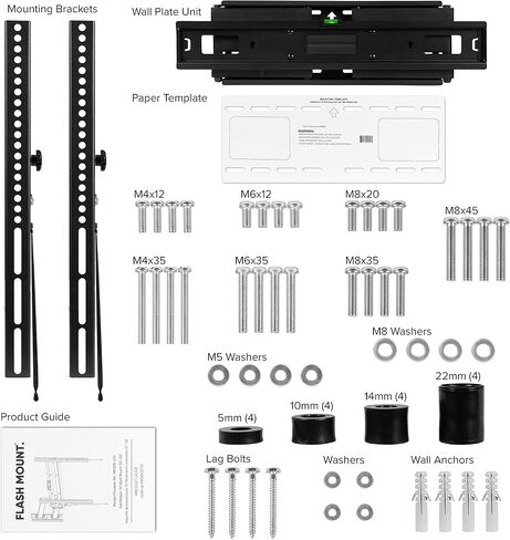 EMMA + OLIVER Full Motion TV Wall Mount, 40"-84" TVs, 100 LB in Kuwait