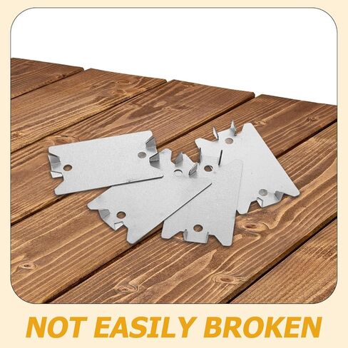 UPKOCH 50pcs Heavy Duty Metal Cable Plates for Safeguarding Wires and Shielding Electrical Cables Silver Nail Plate for Wire Installation and Pipe Installation and Pipes in Kuwait