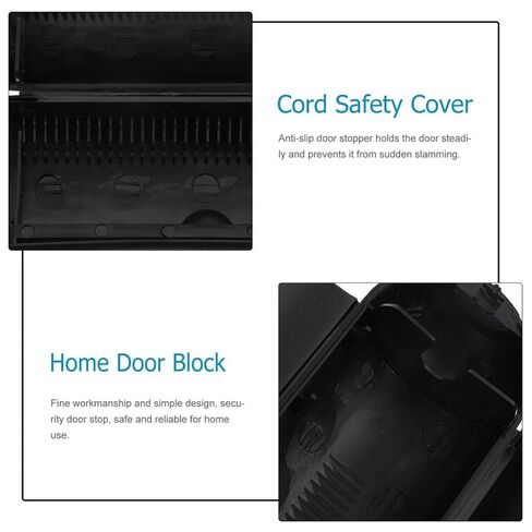 Ciieeo 2 Pcs Outdoor Extension Cord Cover Protector Black Plastic Waterproof Cord Connector Box with Safe and Reliable Design for Outdoor Electrical Connections in Kuwait