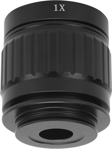 ViaGasaFamido Microscope Tube Alloy Glass Microscope Camera Adapter 1X 38mm C Mount Lens Adapter for Trinocular Stereo for SM745T and T490 Camera Port Use in Kuwait