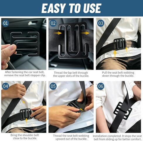Shoulder Belt Clips, 2 Pack Alloy Metal Belt Adjuster for Neck & Shoulder Comfort in Saudi Arabia