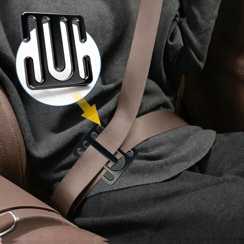 Shoulder Belt Clips, 2 Pack Alloy Metal Belt Adjuster for Neck & Shoulder Comfort in Saudi Arabia