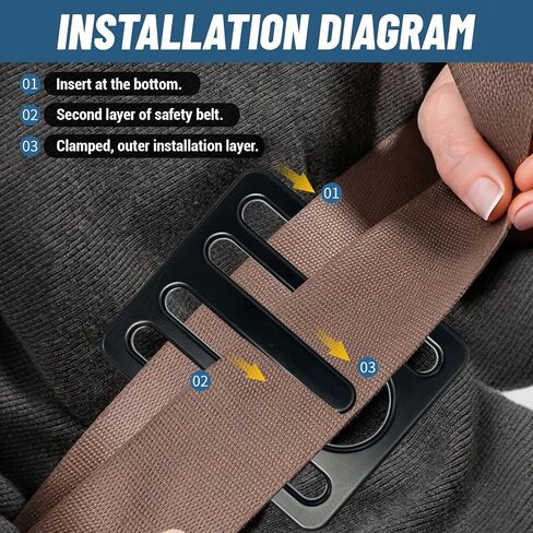 Shoulder Belt Clips, 2 Pack Alloy Metal Belt Adjuster for Neck & Shoulder Comfort in Saudi Arabia