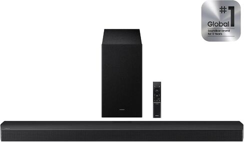 Samsung 5.1ch Soundbar, HW-B750F, with Wireless Subwoofer, DTS Virtual:X 3D Audio, Q-Symphony & Game Mode for Immersive TV & Movies in Saudi Arabia