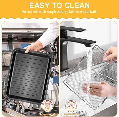 Air Fryer Toaster Oven Accessories for COSORI Air Fryer Toaster Oven 32Qt 12 in 1 CO130-AO 13 in 1 CS130-CFH CS130-AO, Air Fryer Replacement Parts Rack Grill Pan Grill Plate Crisper Plate Tray in Kuwait
