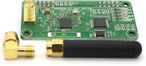 AURSINC MMDVM Hotspot Board (V1.5.2) + Antenna Support UHF VHF Support P25 DMR YSF DSTAR NXDN POCSAG for Raspberry Pi-Zero W, 2W, Pi 3, 3B, 3B +, 4 in Kuwait