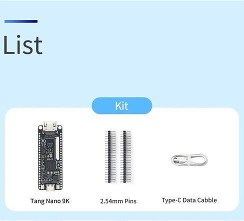 Sipeed Tang Nano 9K FPGA Development Board, Open Source RISC-V PicoRV MCU, with GW1NR-9 Chip 8640 LUT4 32Mbits SPI Flash, Single Board Computer Support TF Card RGB SPI LCD HDMI Port in Kuwait