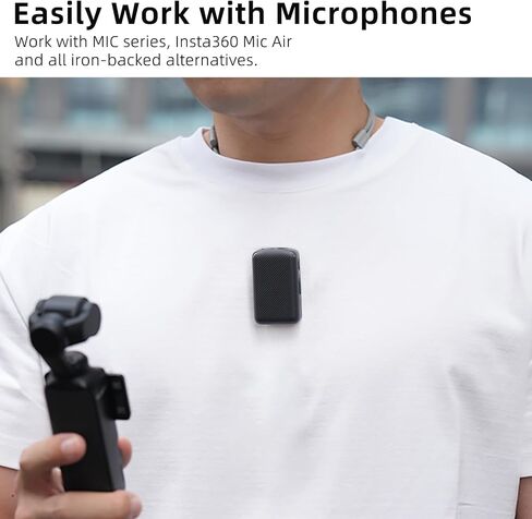Magnetic Pendant Neck Strap for Insta360 Go Ultra/Mic Air, Magnetic Chest Mount with Lanyard, Hands Free POV/Vlog Selfie,Support Horizontal and Vertical Shooting in Kuwait
