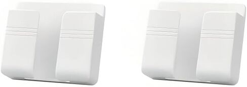 2Pcs Phone Holder Wall Mounted, Phone Stand with Self Adhesive, White in Kuwait