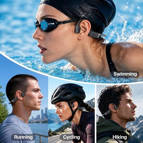 Bone Conduction Headphones, IPX8 Waterproof Swimming wireless Headphone in Kuwait
