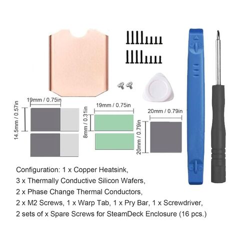 Haofy M.2 2230 SSD Heatsink Copper Thermal Pad Kit in Kuwait