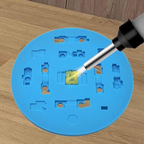 CPU Chip Heat Insulation Pad IC Silicone Repair Pad Non Slip High Temperature in Kuwait