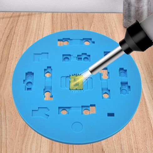 CPU Chip Heat Insulation Pad IC Silicone Repair Pad Non Slip High Temperature in Kuwait