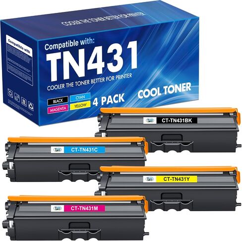 TN431 TN-431 4-Color Toner Cartridge Set for Brother TN 431 MFC-L8900CDW in Kuwait
