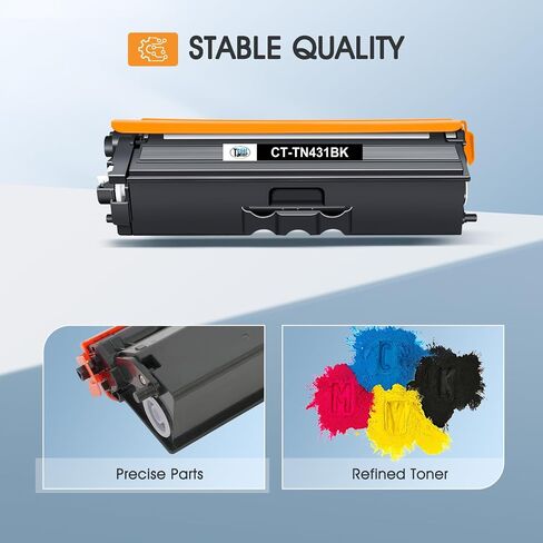 TN431 TN-431 4-Color Toner Cartridge Set for Brother TN 431 MFC-L8900CDW in Kuwait