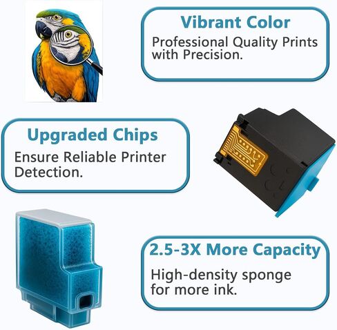910XL Ink Cartridges High Yield Combo Pack Replacement for HP 910 XL Work for OfficeJet Pro 8020 8025 8028 8030 8035 8010 8015 8018 8022 Printer with V15.6.1 Chip (Cyan Magenta Yellow Black, 4 Packs) in Kuwait