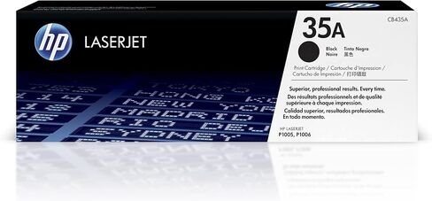 HP 35A Black Toner Cartridge | Works LaserJet P1005, P1006 | CB435A in Saudi Arabia