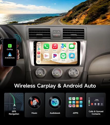 Linux Car Radio Stereo for Toyota Camry 2006-2011 CarPlay & Android Auto in Kuwait