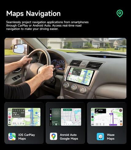 Linux Car Radio Stereo for Toyota Camry 2006-2011 CarPlay & Android Auto in Kuwait