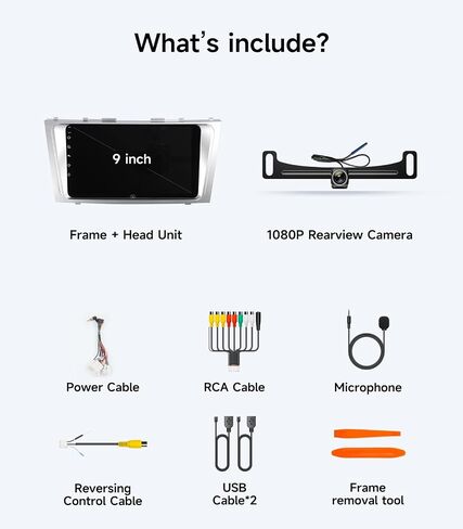 Linux Car Radio Stereo for Toyota Camry 2006-2011 CarPlay & Android Auto in Kuwait