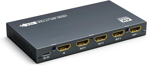 1x4 HDMI Splitter 1 in 4 Out 4K@60Hz in Kuwait