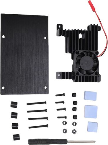 Aluminium Alloy Development Board Enclosure Case, Fit for Orange Pi 3B with Passive Cooling Fan and Thermal Pads in Saudi Arabia