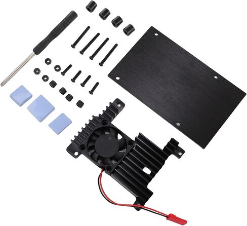 Aluminium Alloy Development Board Enclosure Case, Fit for Orange Pi 3B with Passive Cooling Fan and Thermal Pads in Saudi Arabia