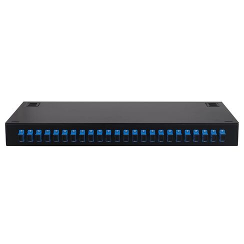 SC-UPC 24 Simplex 24 Port Rack Mount Enclosure w/Splice Tray & Pigtails in Kuwait