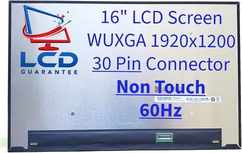 Laptop LCD Screen Replacement 16" WUXGA FHD+ 60Hz Non Touch No Bottom Tab – Compatible with HP OEM Part Numbers (N98656-001) in Kuwait