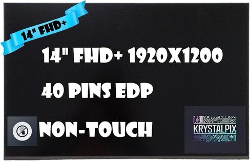 Replacement LCD for MSI Stealth 14 Studio A13VF-041US STEALTH1413041 LCD LED Screen 14" FHD+ 1920x1200 Non-Touch 40 pins Display New in Kuwait