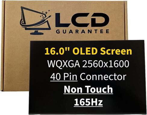 Laptop OLED Screen Replacement 16" WQXGA 2.5K 165Hz Non-Touch – Compatible with Lenovo OEM Part Numbers (5D11S77254) in Kuwait