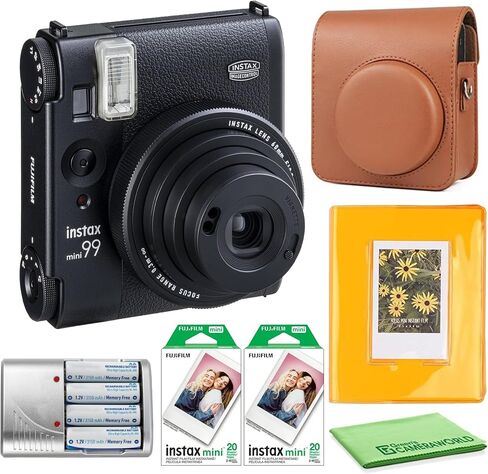 FUJIFILM INSTAX Mini 99 Instant Camera 20-Sheet Case Bundle in Kuwait