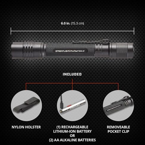 Streamlight 88033 ProTac 2AA-X 270-Lumen Flashlight, Black in Kuwait