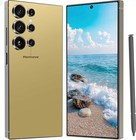 I24 Ultra Unlocked Cell Phone, 6800mAh Long Battery Life Smartphone,Built in Pen,6.8" HD Screen 8+256GB Unlocked Phones,5G/Dual SIM/Fingerprint Unlock/Face ID (Sky Blue) in Saudi Arabia