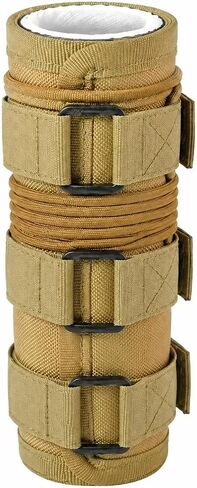 6/7 Inch Suppressor Cover, 1800°F Heat Resistant Suppressor Wrap with Burn Proof Gear & Fiberglass Sleeve, Triple-Layer Flame Retardant Silicone Lining Silencer Cover, Adjustable Non-Slip Fit in Kuwait