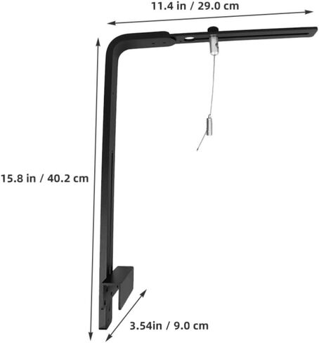 2pcs Adjustable Aquarium Light Stand Riser Mount for Fish Tank Lamps in Kuwait